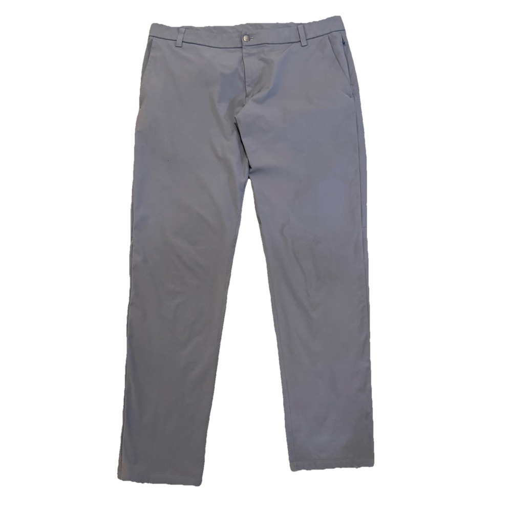 Lululemon Men's ABC Pants 38x33 Dark Gray Warpstreme, 33" Inseam EUC